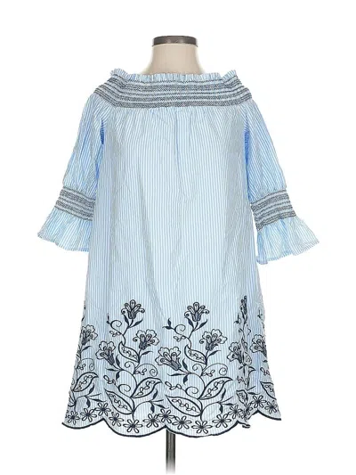 Pre-owned Altar'd State Casual Dress In Blue