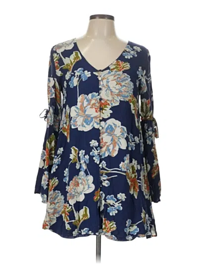 Pre-owned Altar'd State Casual Dress In Blue