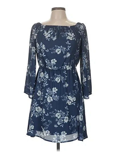 Pre-owned Altar'd State Casual Dress In Blue