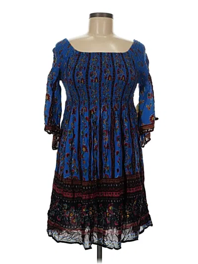Pre-owned Altar'd State Casual Dress In Blue