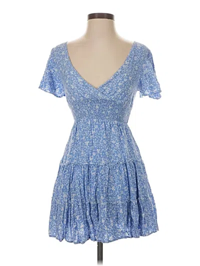 Pre-owned Altar'd State Casual Dress In Blue