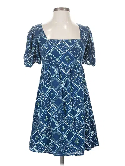 Pre-owned Altar'd State Casual Dress In Blue