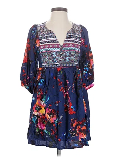 Pre-owned Altar'd State Casual Dress In Blue