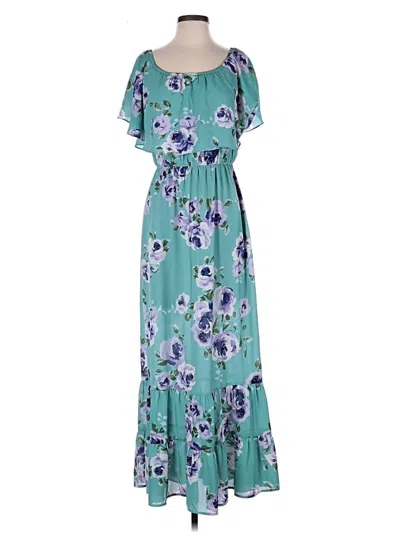 Pre-owned Altar'd State Casual Dress In Blue