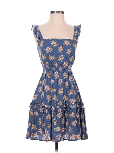 Pre-owned Altar'd State Casual Dress In Blue