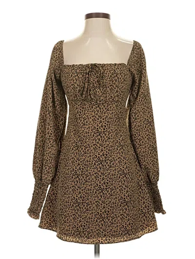 Pre-owned Altar'd State Casual Dress In Brown