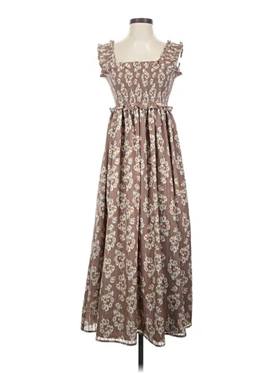 Pre-owned Altar'd State Casual Dress In Brown