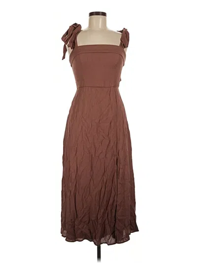 Pre-owned Altar'd State Casual Dress In Brown