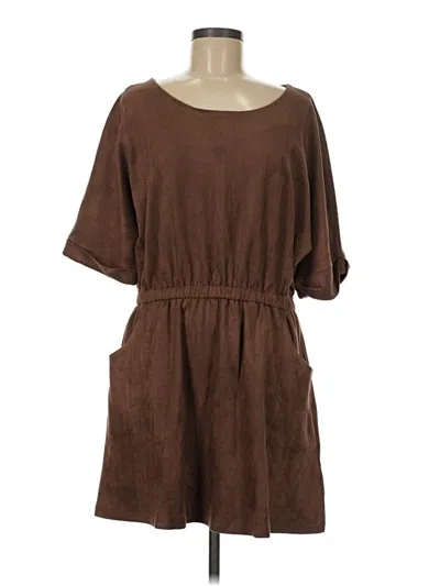 Pre-owned Altar'd State Casual Dress In Brown