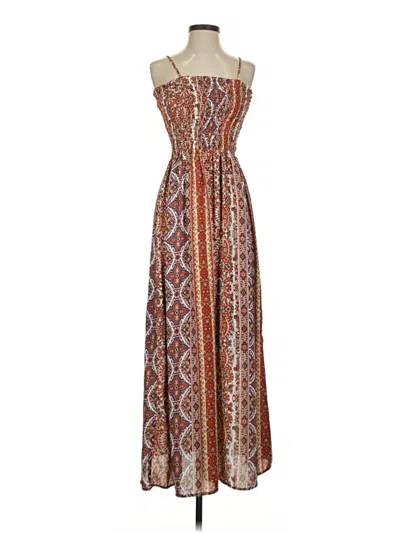 Pre-owned Altar'd State Casual Dress In Brown