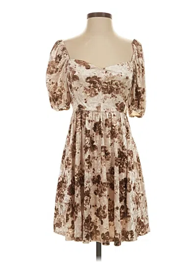 Pre-owned Altar'd State Casual Dress In Brown