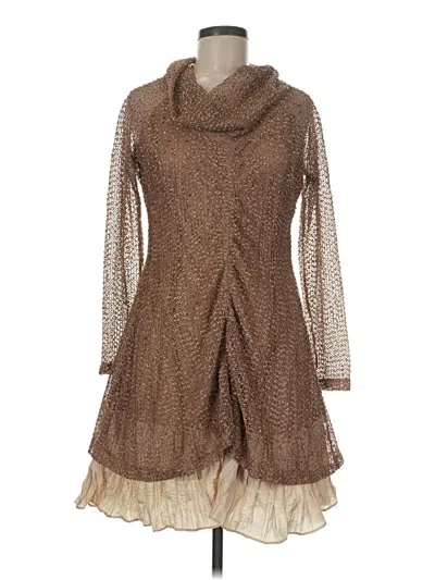 Pre-owned Altar'd State Casual Dress In Brown