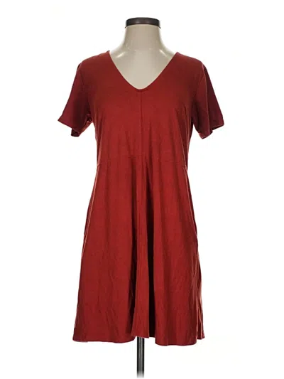 Pre-owned Altar'd State Casual Dress In Burgundy