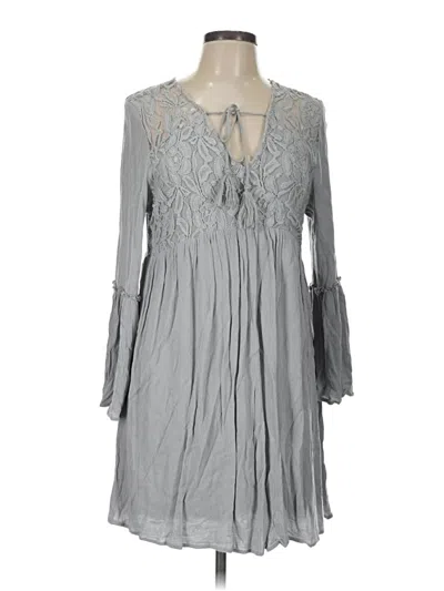 Pre-owned Altar'd State Casual Dress In Gray