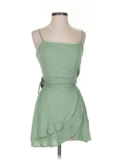 Pre-owned Altar'd State Casual Dress In Green
