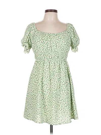 Pre-owned Altar'd State Casual Dress In Green
