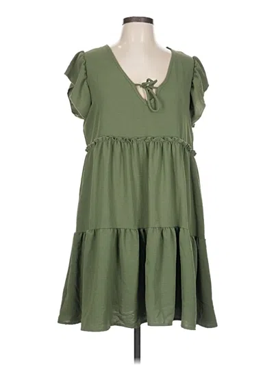 Pre-owned Altar'd State Casual Dress In Green