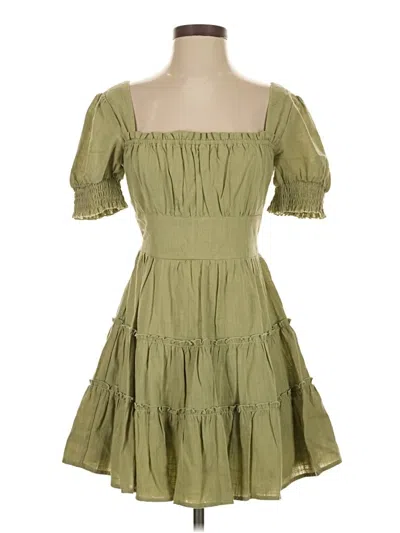 Pre-owned Altar'd State Casual Dress In Green