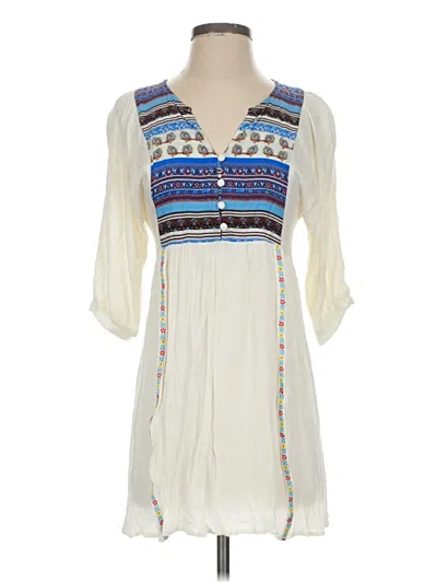 Pre-owned Altar'd State Casual Dress In Ivory