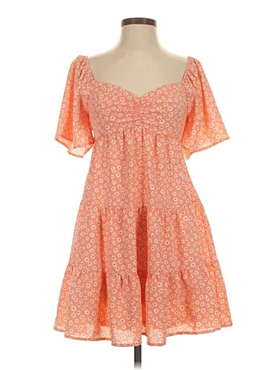 Pre-owned Altar'd State Casual Dress In Orange