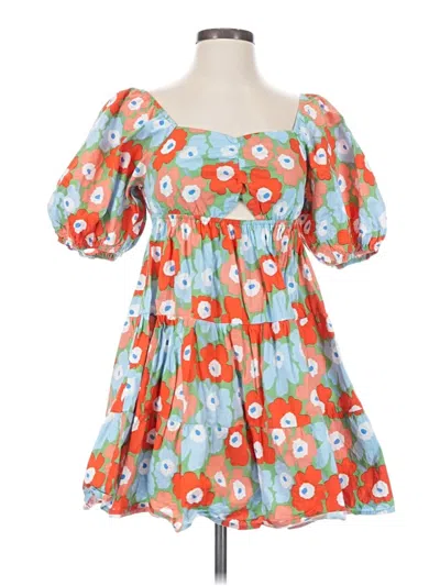 Pre-owned Altar'd State Casual Dress In Orange