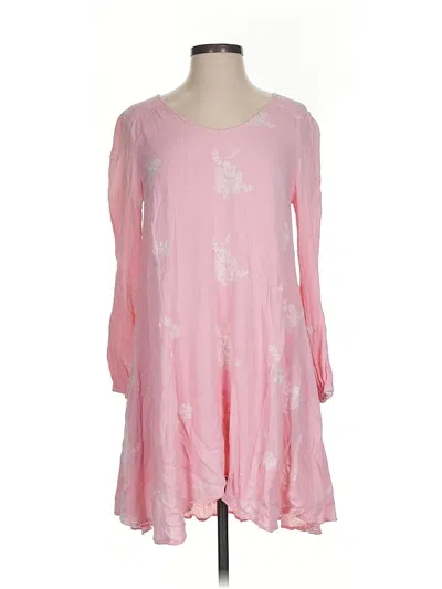 Pre-owned Altar'd State Casual Dress In Pink