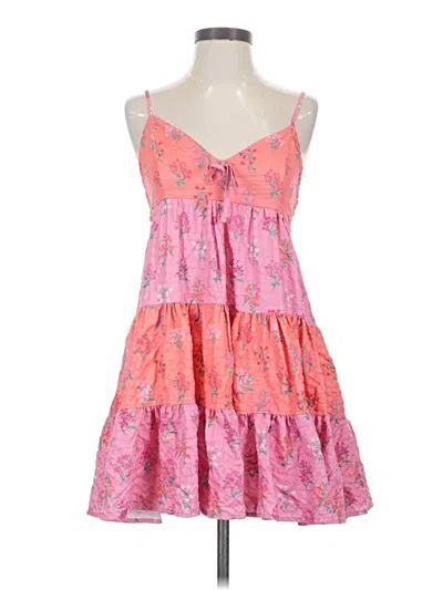 Pre-owned Altar'd State Casual Dress In Pink