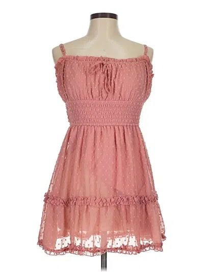 Pre-owned Altar'd State Casual Dress In Pink