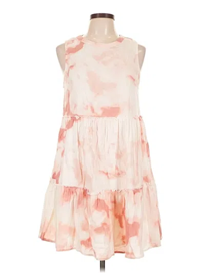 Pre-owned Altar'd State Casual Dress In Pink