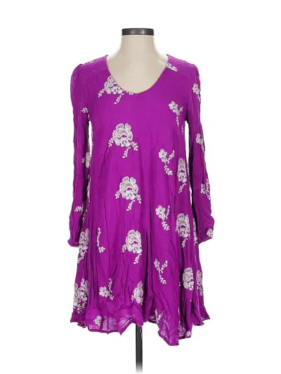 Pre-owned Altar'd State Casual Dress In Purple