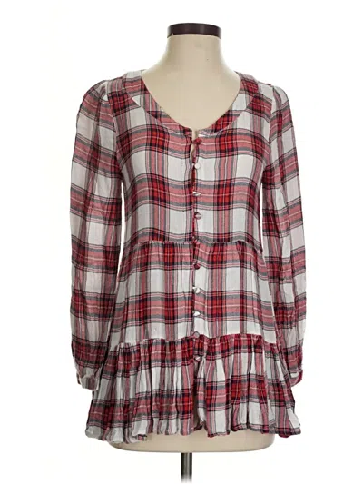Pre-owned Altar'd State Casual Dress In Red
