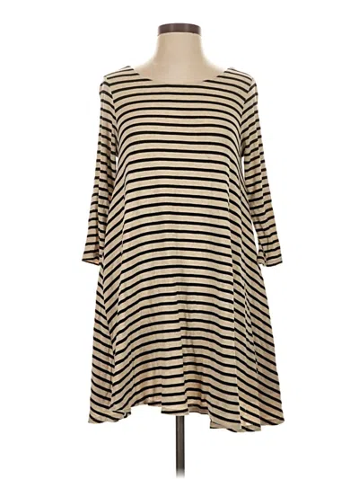 Pre-owned Altar'd State Casual Dress In Tan