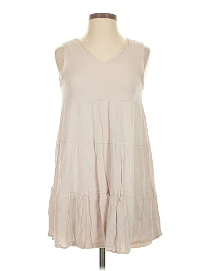 Pre-owned Altar'd State Casual Dress In Tan