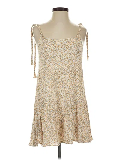 Pre-owned Altar'd State Casual Dress In Tan