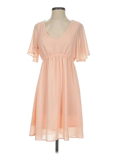Pre-owned Altar'd State Casual Dress In Tan