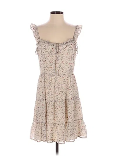 Pre-owned Altar'd State Casual Dress In Tan