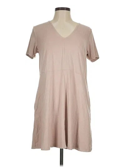 Pre-owned Altar'd State Casual Dress In Tan