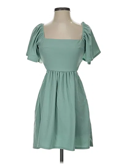Pre-owned Altar'd State Casual Dress In Teal