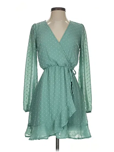 Pre-owned Altar'd State Casual Dress In Teal