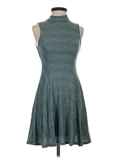 Pre-owned Altar'd State Casual Dress In Teal