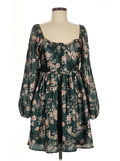 Altar'd State Casual Dress In Teal