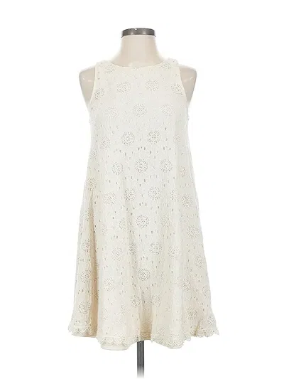 Pre-owned Altar'd State Casual Dress In White