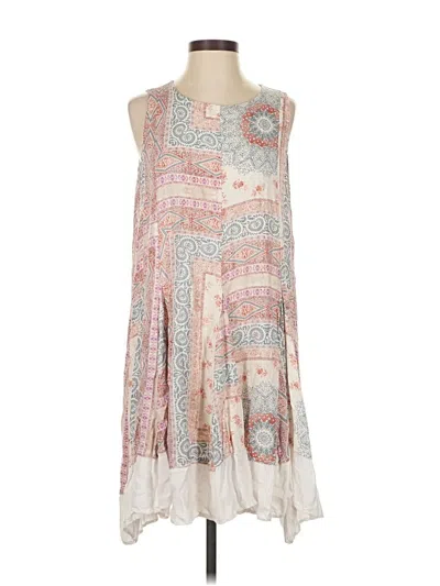 Pre-owned Altar'd State Casual Dress In White