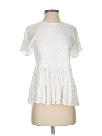 Pre-owned Altar'd State Casual Dress In White