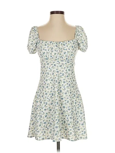 Pre-owned Altar'd State Casual Dress In White