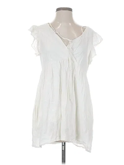 Pre-owned Altar'd State Casual Dress In White