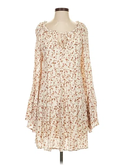 Pre-owned Altar'd State Casual Dress In White