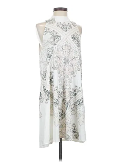 Pre-owned Altar'd State Casual Dress In White