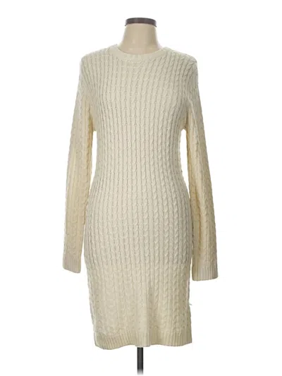 Pre-owned Altar'd State Casual Dress In White