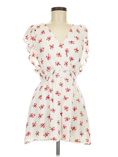 Pre-owned Altar'd State Casual Dress In White